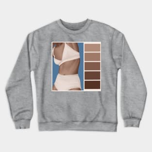 Skin tone medium Crewneck Sweatshirt